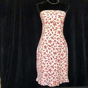 Moda International Cherry Blossoms Strapless Dress